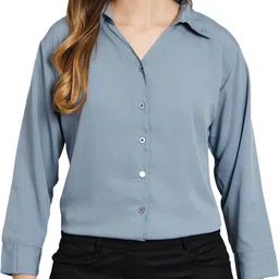 funday fashion Women Regular Fit Solid Casual Shirt-picture-31