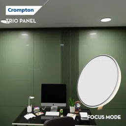 crompton Trio Recessed Panel Ceiling Light Ceiling Lamp image 2