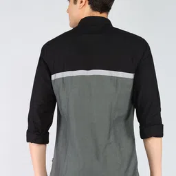 peter england Men Regular Fit Striped Casual Shirt image 4