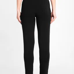 jockey Women Solid Black Track Pants image 2