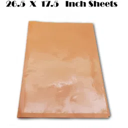 craftwaft Book Notebook Cover Laminated Large Sheets Single Side Laminated Plain 26.5X17.5 INCH LARGE 70 gsm Multipurpose Paper image 2