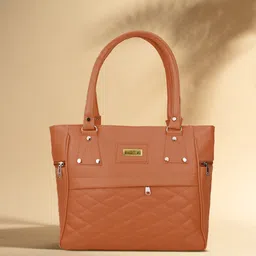 house of common Women Brown Hand-held Bag image 1