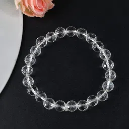 reiki crystal products Stone, Crystal, Clear Quartz Beads, Crystal, Quartz Bracelet image 4