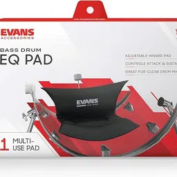evans EQ Pad Bass Drum Dampeners - Bass Drum Sound Damper & Sustain Pedal image 2