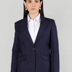 pp productions Women Solid Single Breasted Formal Blazer-picture-10