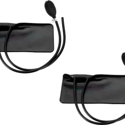 AMAZECARE Black BP Bladder Rubber Bag with Bulb & Valve (Set of 2) Bp Monitor Cuff-picture-29