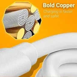 Sza USB Type C Cable 1 m Premium Quality Fast Charge Type C Cable Safe Charging Data Cable image 3