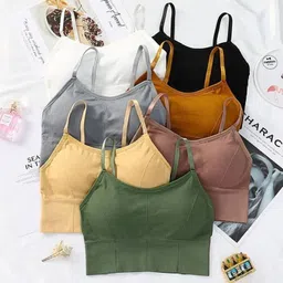 luissa garmnets Pack of 3 Women Sports Lightly Padded Bra-picture-30