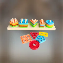 golden rose Geometric Shape Sorter Puzzle Toy Shape Matching Blocks Color LC03.259 Geo-picture-23