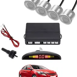 peeps store Universal 4 Silver Reverse Parking Sensor-PS25N773 Universal 4 Silver Reverse Parking Sensor-PS25N773 Parking Sensor-picture-32