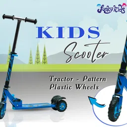 funky kids Foldable Kids Scooter with 3 Level Height Adjustable & Foot Rest Kids Scooter image 4