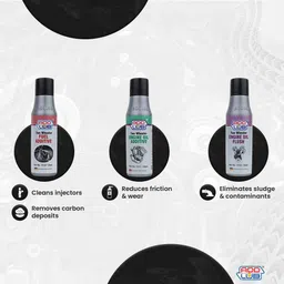 addlub Premium Quality Bike Engine Oil Additive, Flush and Fuel Additive 50ML Each engine flush, engine oil additive & petrol additive combo for bike Oil Flush and Treatment image 5