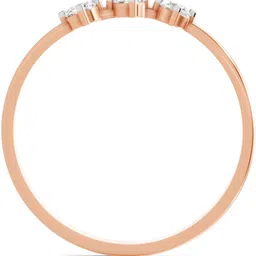 Sparkles Certified Lab Grown Diamond 14kt Rose Gold ring image 3