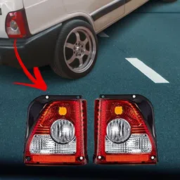 apsmotiv Rear Tail Lights Assembly Set Suitable for Maruti Car 800 Type 3 Car Reflector Light image 4