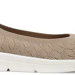 carlton london Women's Textured Knit Comfort Ballet Flats Bellies For Women image 4