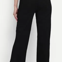 angelo Women Relaxed Fit Mid Rise Black Jeans image 2