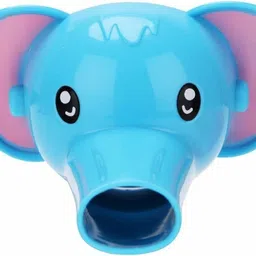 getzet Elephant water tap_ Water Tap Holder Faucet Extender, Plastic Silicone Kid's Elephant Shaped Bath Spout Cover for Kitchen Sink, Bathroom. (Multicolor) Nozzle Cock Faucet-picture-17