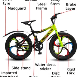 matelco ULTRA A20 MAGWHEEL 5 SPOKE KIDS CYCLE 20 T (inch) Mountain Cycle image 5