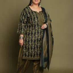 aaradhya fashion Readymade Patiala Printed Kurta, Patiala & Dupatta Set image 4