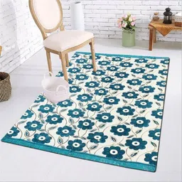 shivkirpa Blue Chenille Carpet-picture-27