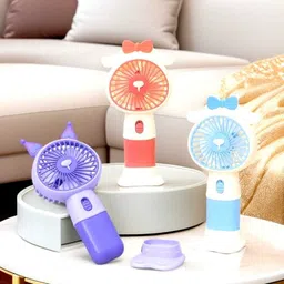 trendwale Mini Handheld Fan, Portable Personal Folding Cooling Hand Fan Underlight Table Fan image 4