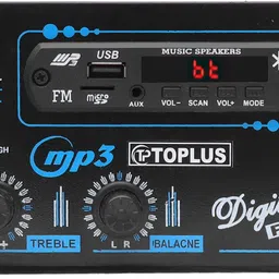 toplus DJ 9002 AMF Bluetooth USB AUX FM/MIC SLOT With 4 Speaker Connectivity 90 W AV Power Amplifier-picture-13