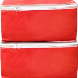 CHAMPARAN Non Woven Petticoat Cover-Pack of 2 (Red)-HS_38_KU Cotton Laundry Bag-image-77