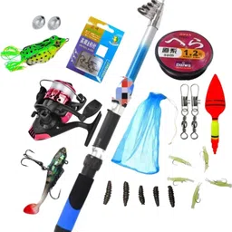 old fish Master the Waters: Elite 7Ft (210cm) Fishing Rod and Reel Combo Set for Unmatched Angling Triumphs! Blue Fishing Rod-picture-17