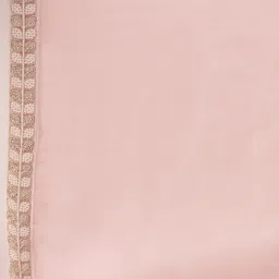 Ethnovog Off White  Pink Embroidered Made to Measure Lehenga  Blouse With Dupatta image 4