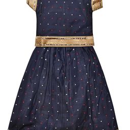 Wish Karo Girls Sequinned Ready to Wear Lehenga Choli-picture-5
