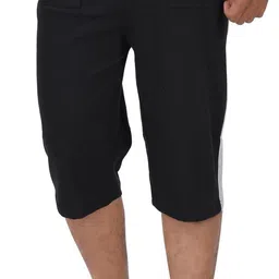 just try fashion Striped, Solid Men Three Fourths-picture-25