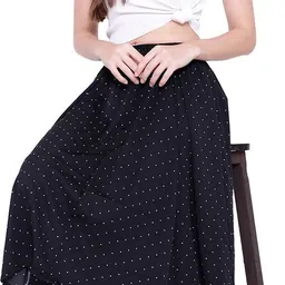 manat diva Women Printed A-line Multicolor Skirt image 5