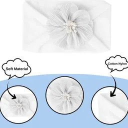 amazingkarts Soft Stretch Baby Headbands With Big Bows – 3-Pack Head Band image 4