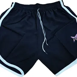 anvyatraders Solid Men Black Regular Shorts, Cycling Shorts, Running Shorts-picture-12