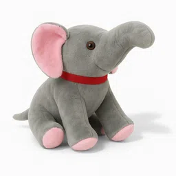 softvibe Soft Plush Elephant Toy for Kids – Cute Stuffed Animal, Ultra-Soft Hugging Toy - 20 cm image 1