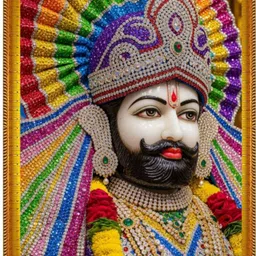 tintella Khatu Shyam Ji Artistic Print Wall Photo Digital Reprint 9 inch x 12 inch Painting-picture-16