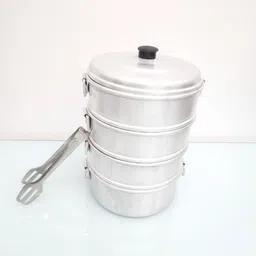 smde momos Steamer 8x4 FRRE TONG PACK OF 1 Aluminium Steamer-picture-10