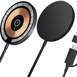 GIANAC 2 IN 1 Magsafe Wireless Charger Compatible for iPhone 17/16/15/13/12/11 Series Charging Pad-image-36