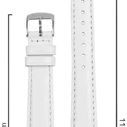 LUBA HIMT Colourful 16mm Full Padded Univarsal Vegan Leather Watch Strap For Watches 16 mm Synthetic Leather Watch Strap image 2