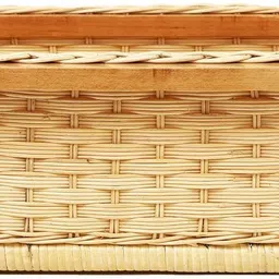 sarcoft Wicker Basket For Modular Kitchen (16.5 W X 20 L X 8H) Wooden Fruit & Vegetable Basket image 3