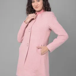 crimsoune club Polyester Solid Coat For Women image 3