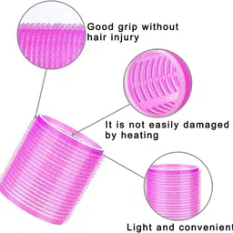 plenteous Hair Curlers Rollers 18 Pcs Set with 6 pcs Duckbill Clips and Hair Comb, Hair Curler image 3