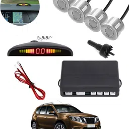 aarsh store Universal 4 Silver Reverse Parking Sensor-AF25A831 Universal 4 Silver Reverse Parking Sensor-AF25A831 Parking Sensor-picture-23