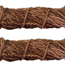 nealexklusive Coir rope for Gardening,Tying,Handicraft Making,climbing 135 Ft. /41 Mtr Set of 02 Brown-picture-16