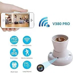SIFATECH Bulb Holder 1080P HD Wi-Fi Camera 2024 Newest Version Security Indoor Security Camera image 2
