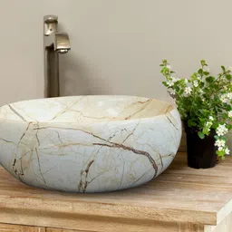 delta Premium Designer Ceramic (M09) Wash Basin with Waste Pipe & Coupling Set (16*12*5)(M09) Table Top Basin-picture-36