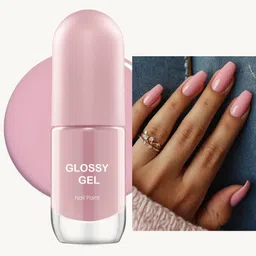 myeong Ultra-Glossy Shine Long-Lasting And Chip-Resistant Snow Baby Pink Nail Paint Baby Pink-picture-14