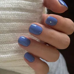 reimichi Quick Drying Long-lasting CORNFLOWER BLUE No Toxin Nail Colour CORNFLOWER BLUE image 3