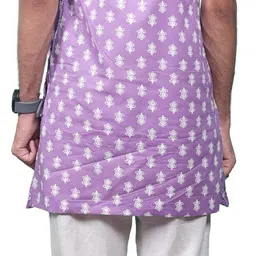 dhaniya Men Pure Cotton Kurta Set image 4