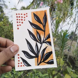 siddha art Original Hand painting for Home Decor Bedroom Living Dining Room, Watercolor 7 inch x 5 inch Painting-picture-46